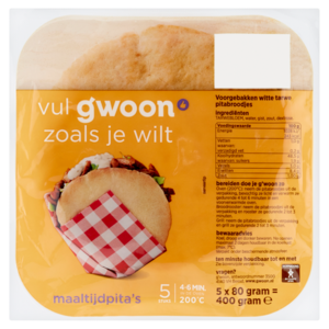 G'woon Maaltijd Pitabroodje