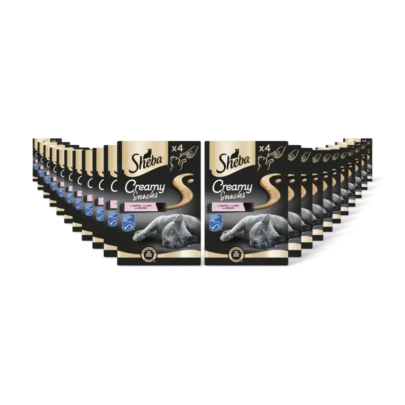 Sheba Creamy snacks zalm 22-pack