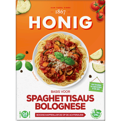 Honig Kruidenmix spaghettisaus bolognese