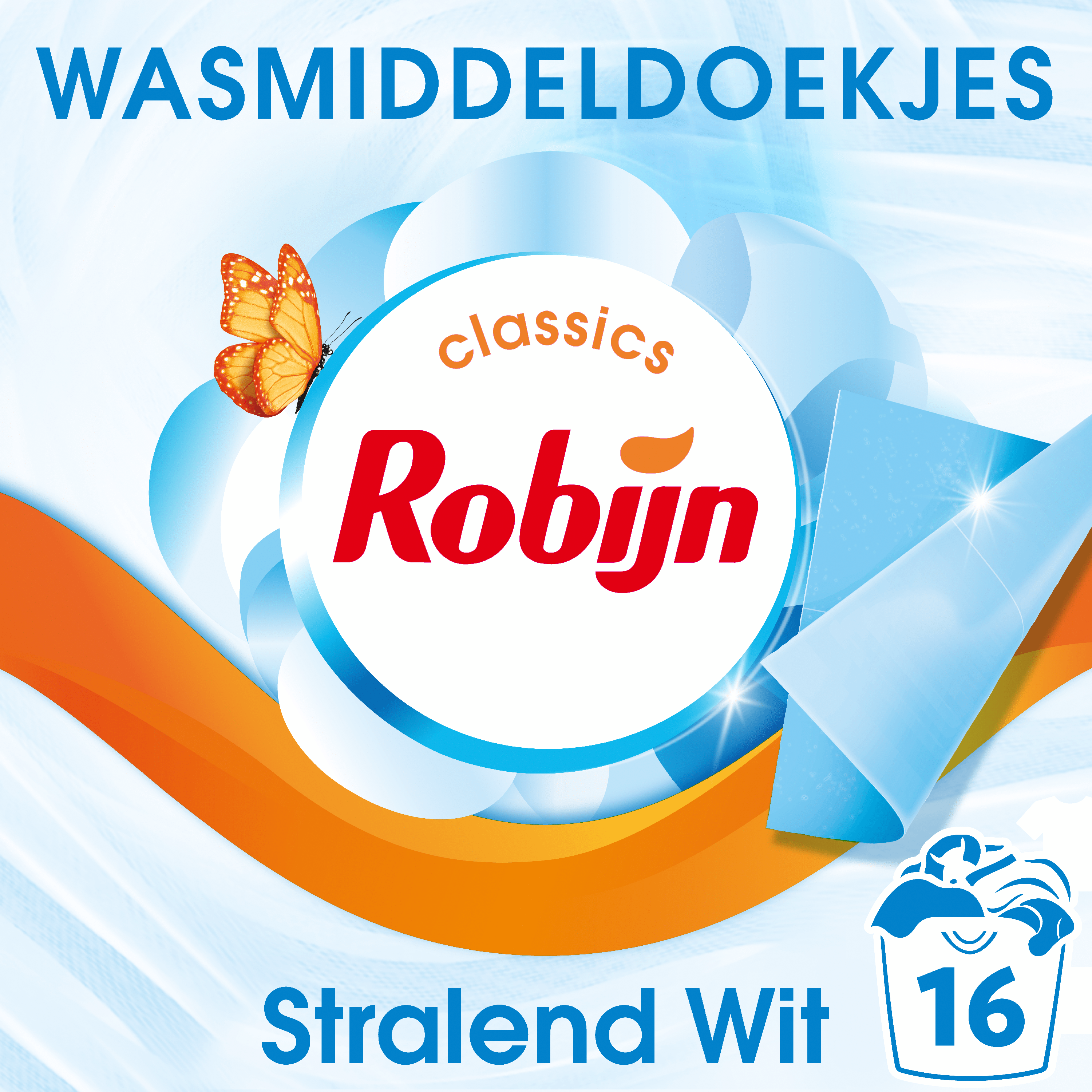 Robijn Wasmiddeldoekjes Stralend Wit