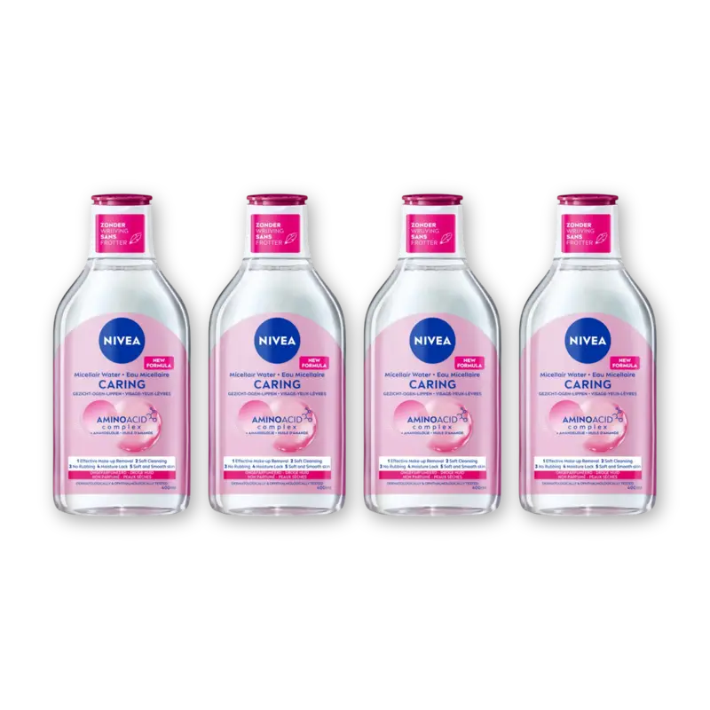 NIVEA Micellair water droge huid 4-pack
