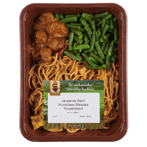 Warung Javaanse bami met rundmassala en kousenband