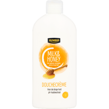 Jumbo Douchecrème Milk & Honey 500 ml