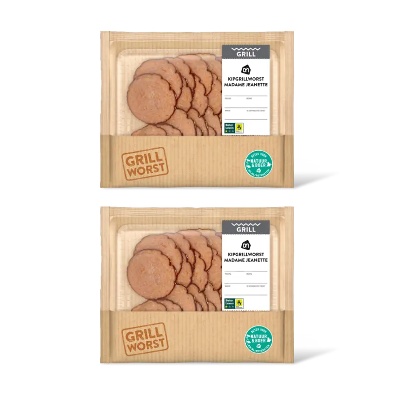 AH Kipgrillworst Madame Jeanette 2-pack