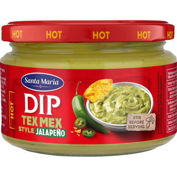 Santa Maria Dip Tex Mex Style Jalapeno 250g