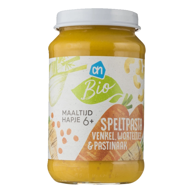 AH Biologisch Speltpasta venkel wortel pastinaak 6m+