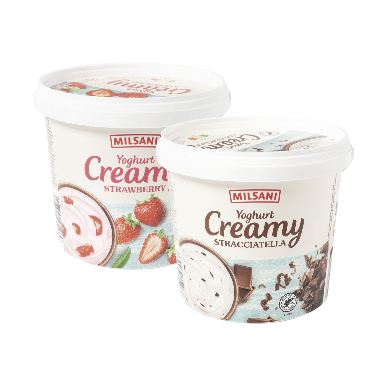 Romige volle yoghurt