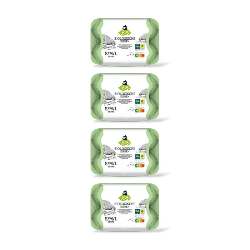 AH Biologisch Eieren S M L 4-pack