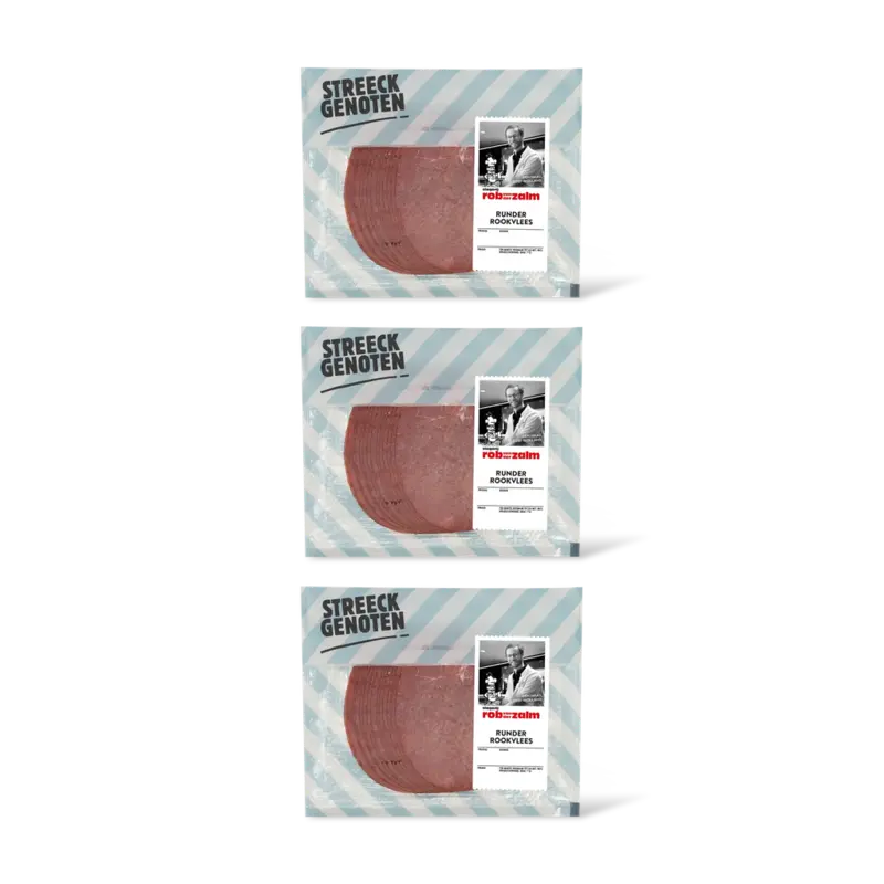 Streeckgenoten Rookvlees 3-pack