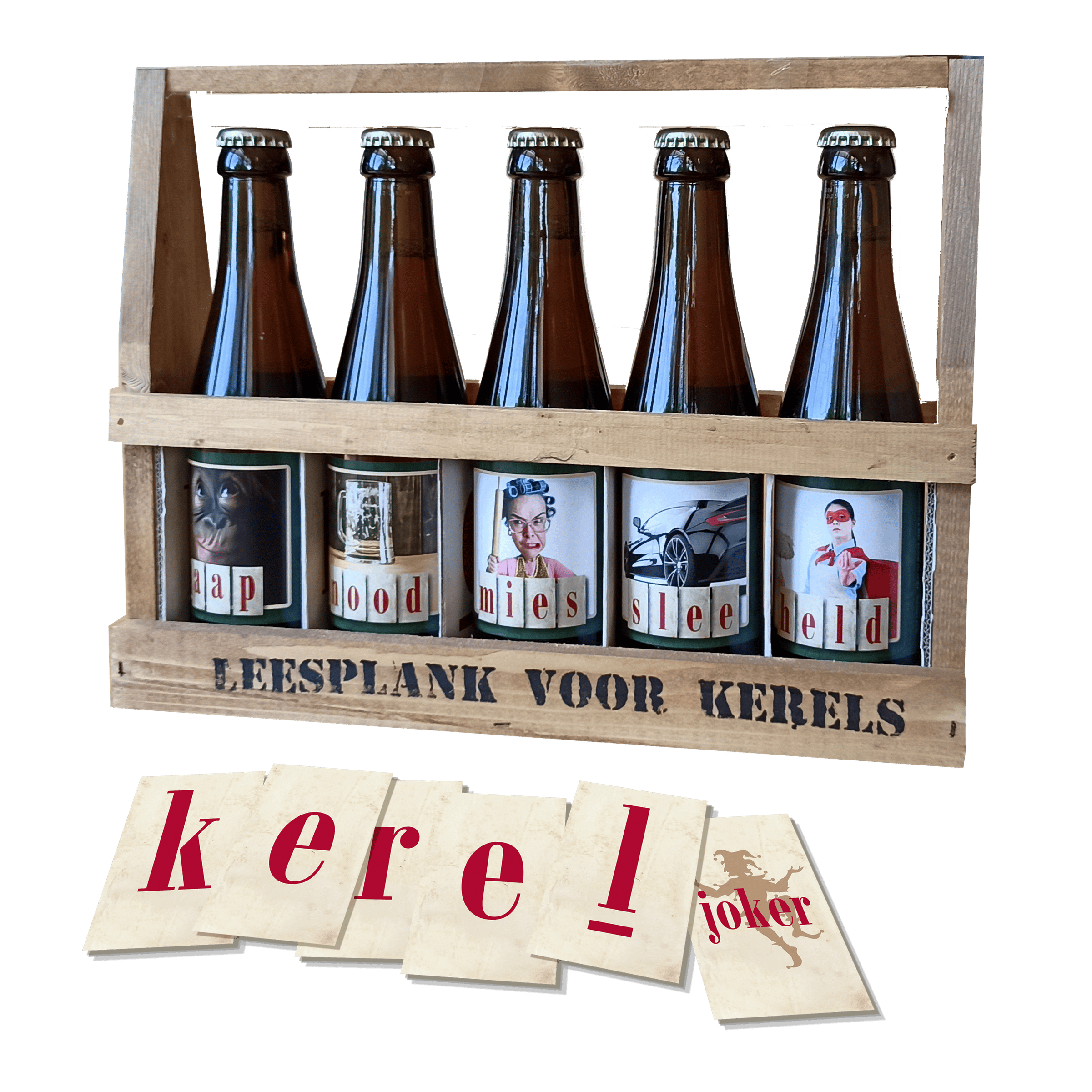 MULTI CADEAU Leesplankje Kerels + Spel