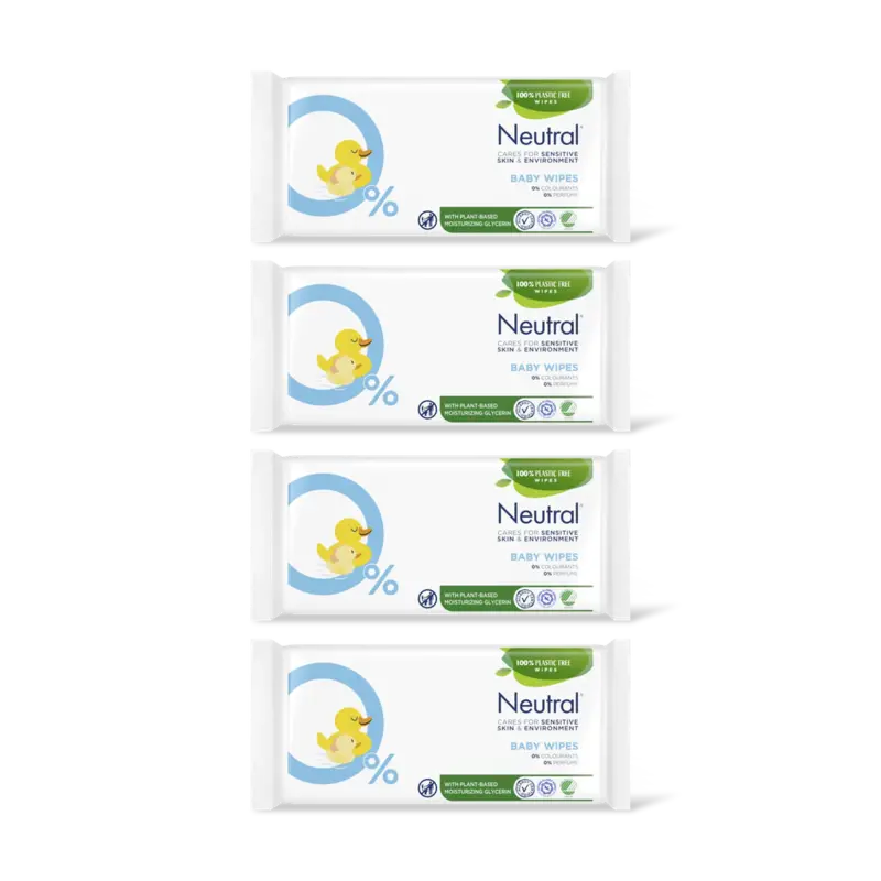 Neutral Baby wipes 0% parfume 64-pack