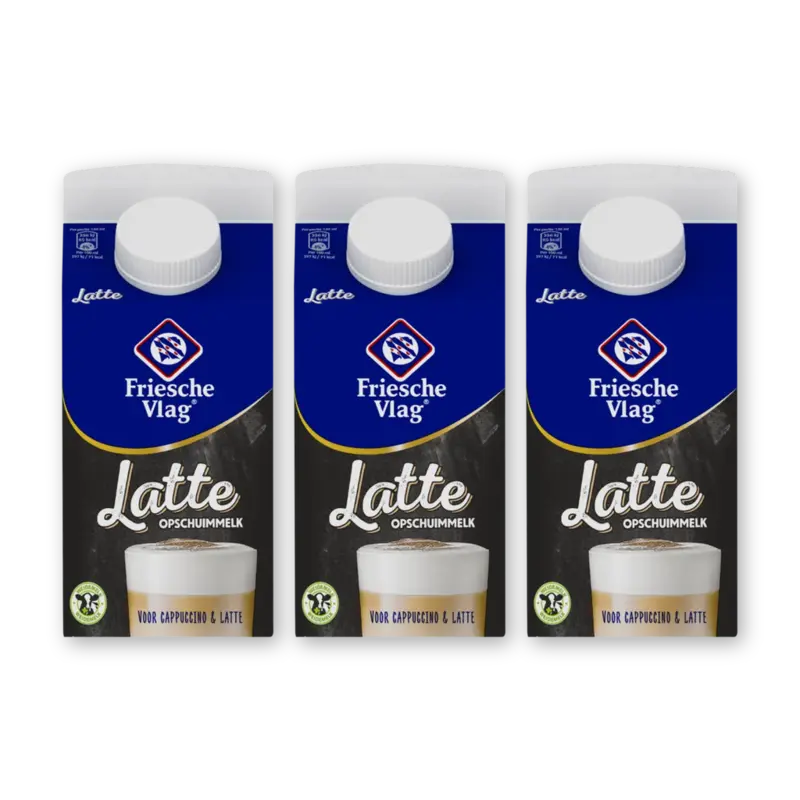 Friesche Vlag Latte opschuimmelk 3-pack