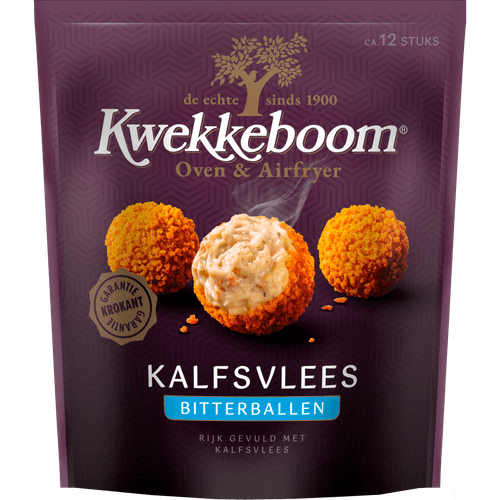 Kwekkeboom Kalfsbitterballen voor in de oven 12 stuks