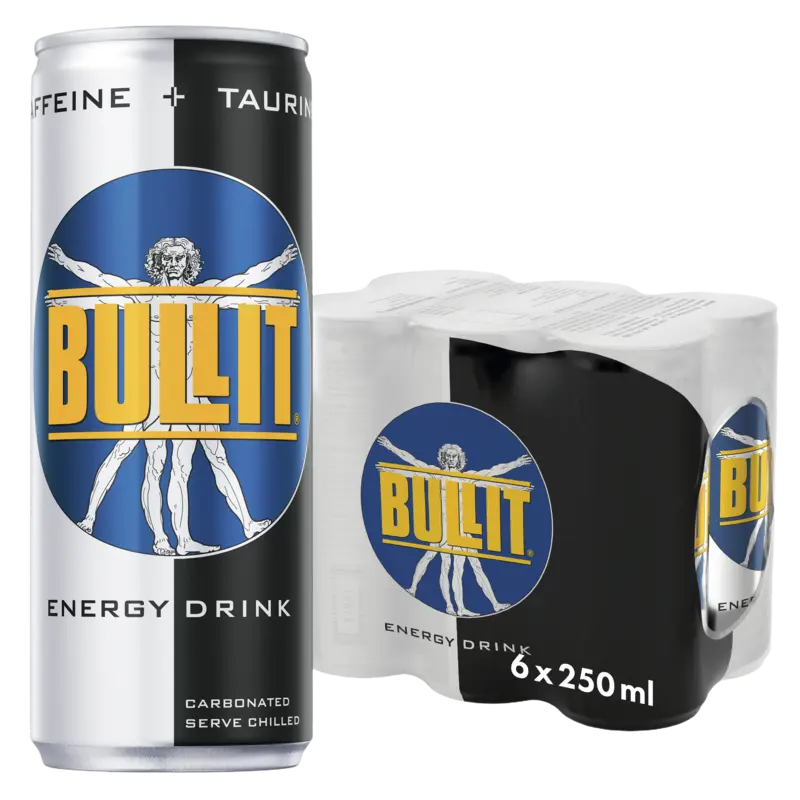 Bullit Energy drink 6-pack