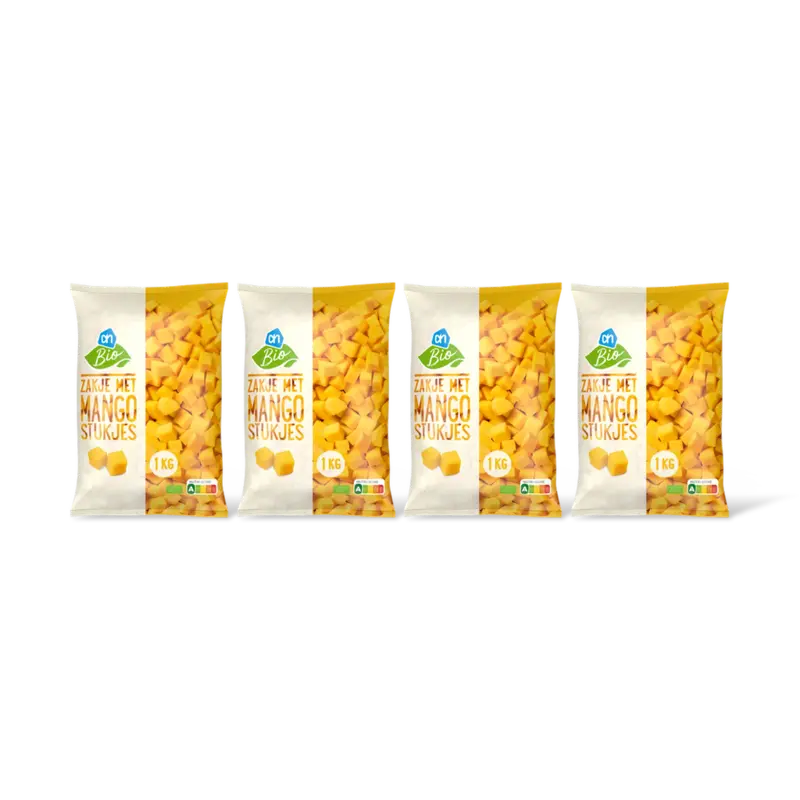 AH Zakje met mango stukjes 4-pack