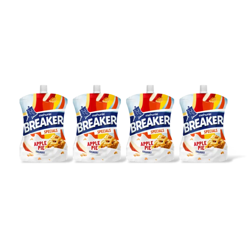 Melkunie Breaker apple pie yoghurt 4-pack