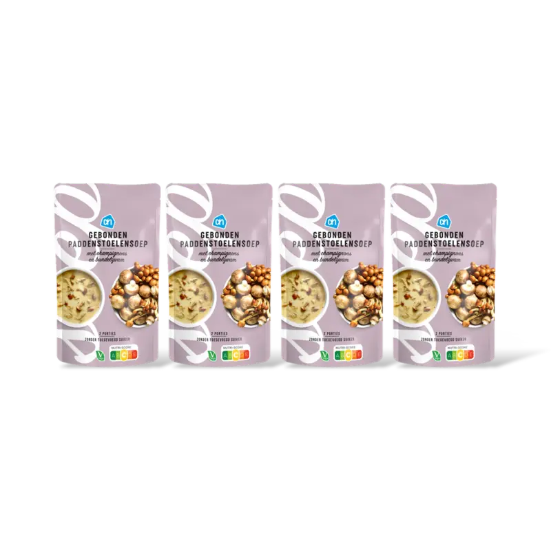 AH Gebonden paddenstoelensoep 4-pack