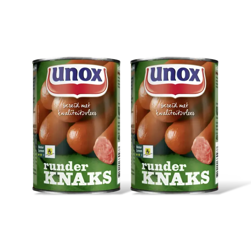 Unox Runder knaks 2-pack