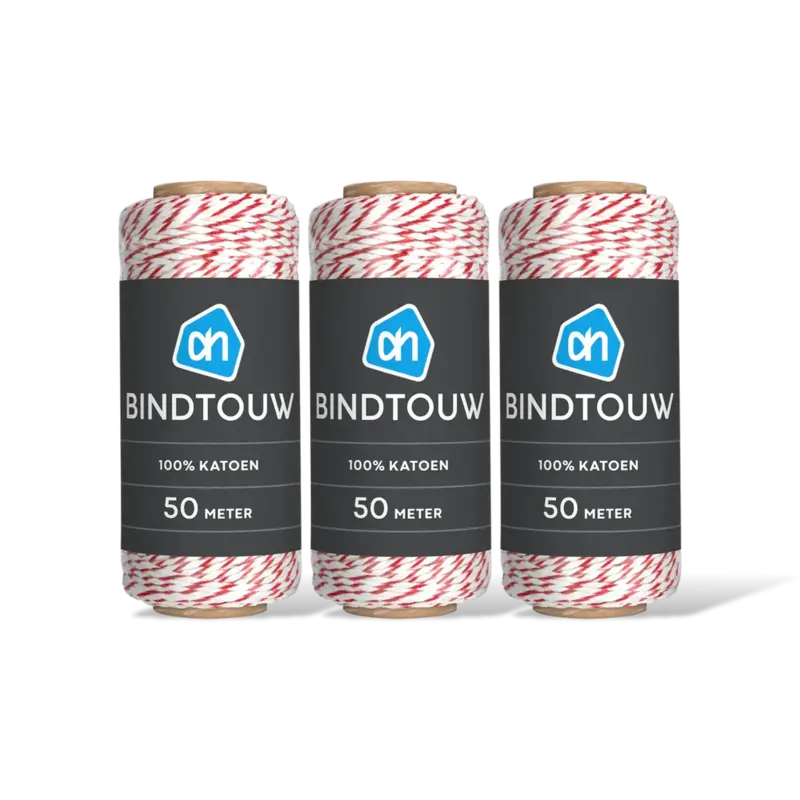 AH Bindtouw rood 3-pack