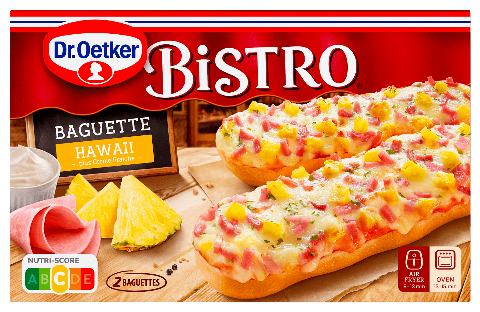 Dr. Oetker Bistro Baguette pizzabroodje Hawaii