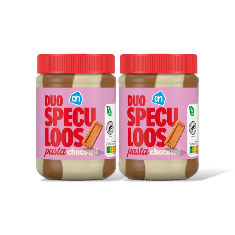 AH Duo speculoos pasta wit 2-pack