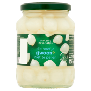 G'woon Zilveruitjes Zoet Zuur