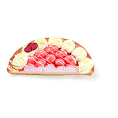 BakkersHart aardbeienbavaroise vlaai half