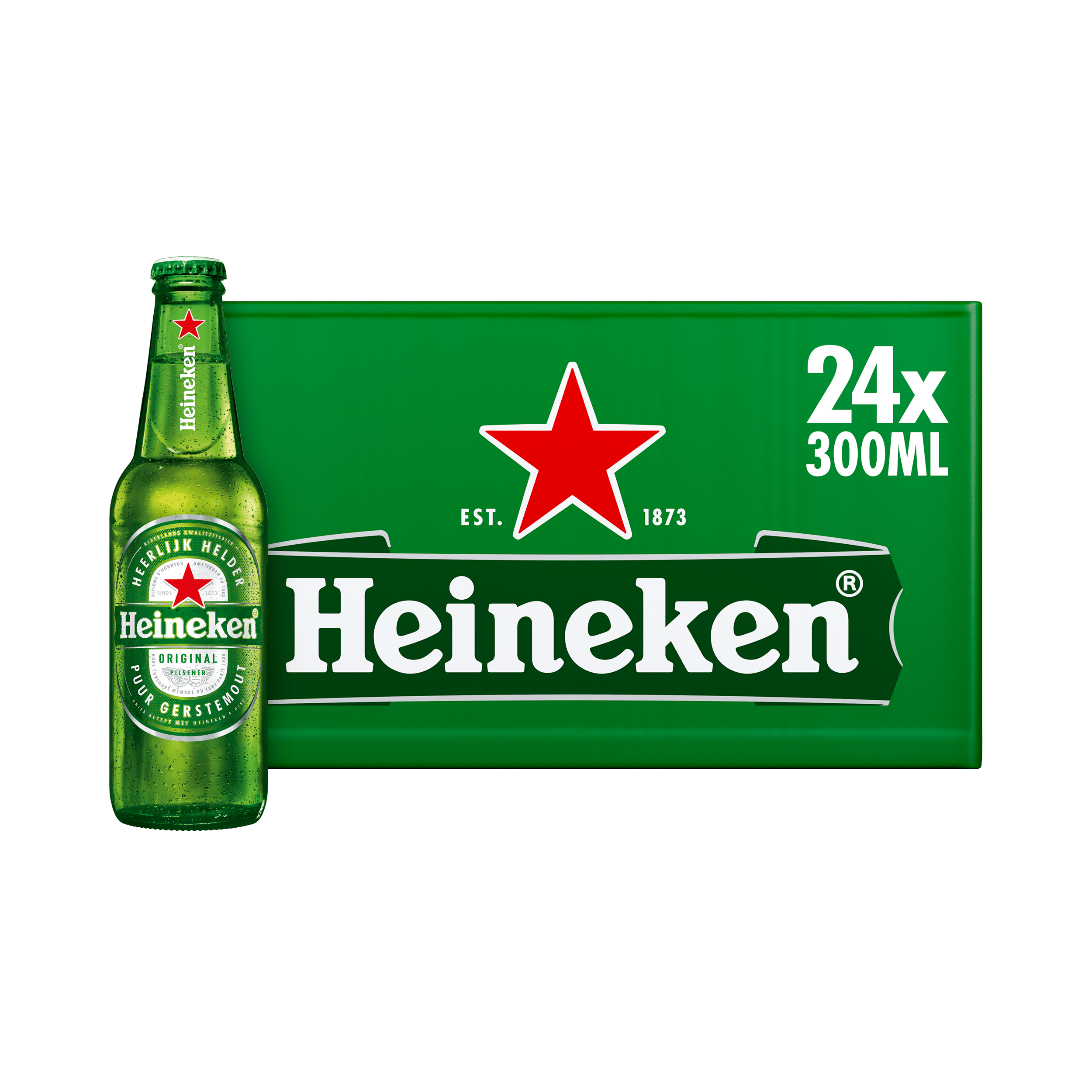 Heineken Premium pilsener bier fles
