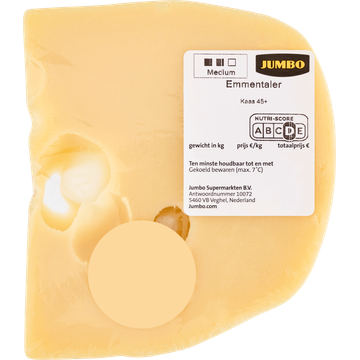 Jumbo Emmentaler Kaas 45+ ca. 120 g