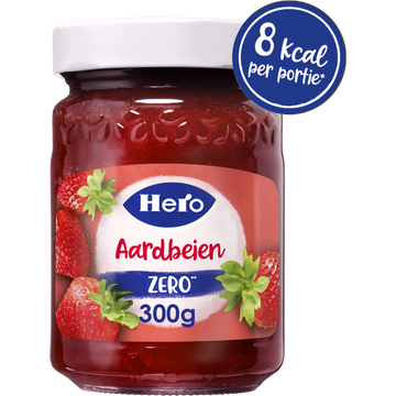 Hero Jam Zero Aardbeien 300 g