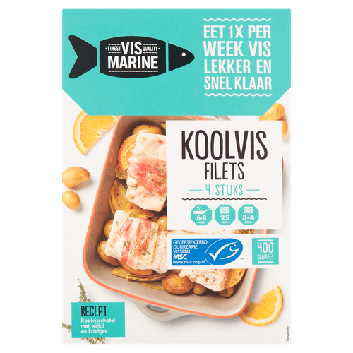 Vis Marine Koolvisfilet 4 stuks
