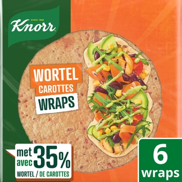 Knorr Wraps Wortel 6 stuks