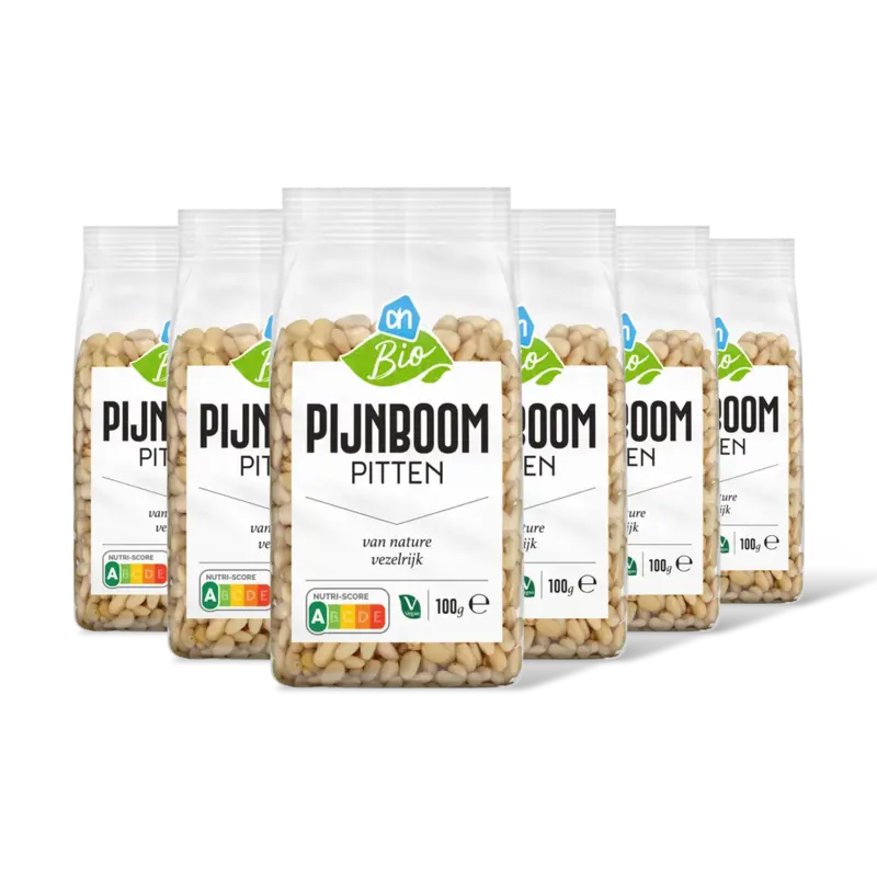 AH Biologisch Pijnboompitten 6-pack
