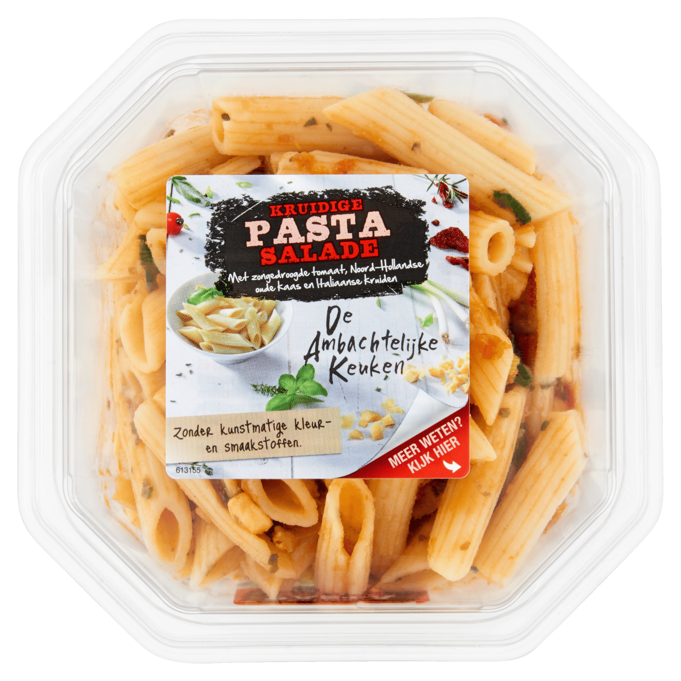 Ambachtelijke Keuken Pasta zongedroogde tomaat salade