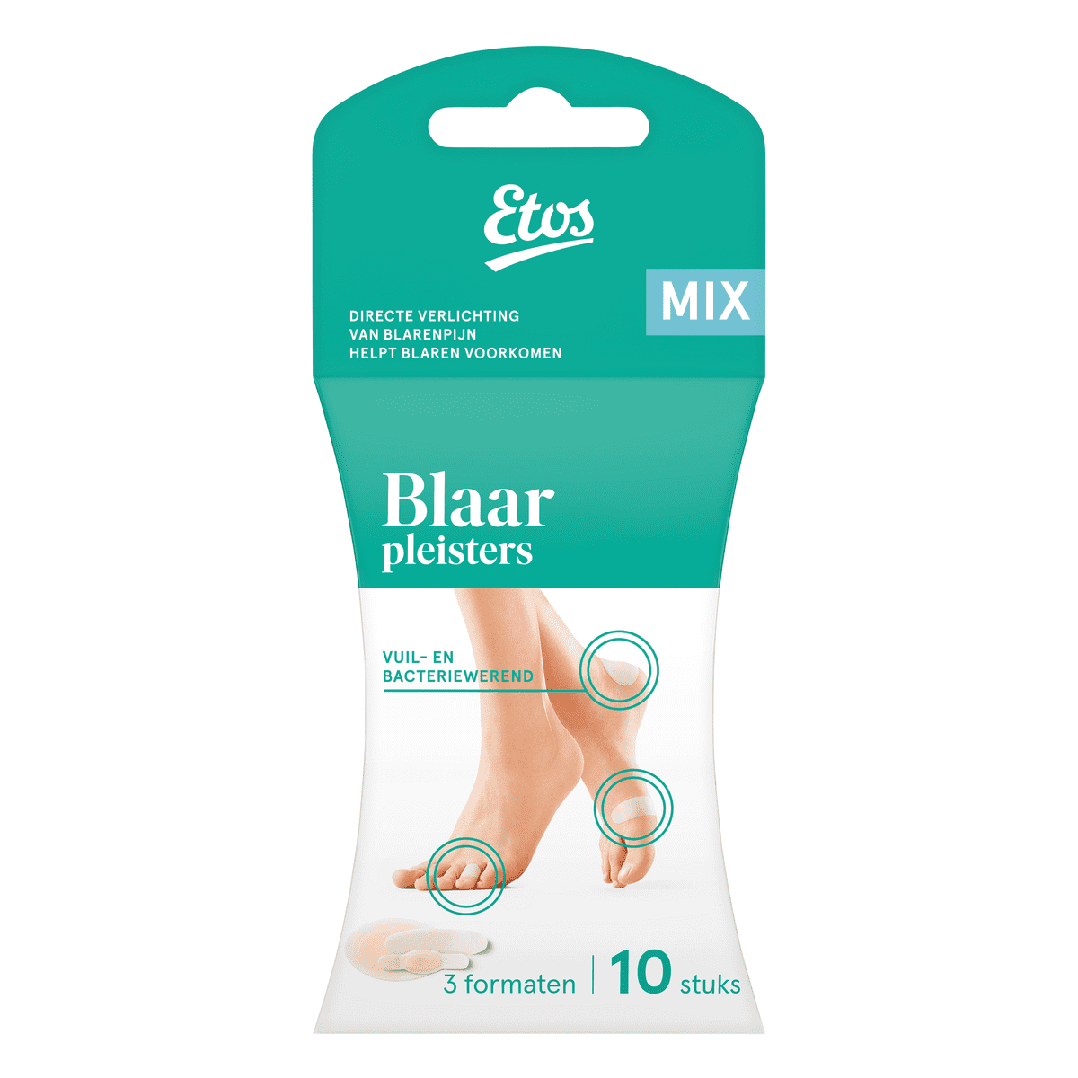 Etos Blaarpleister Mix 10 stuks
