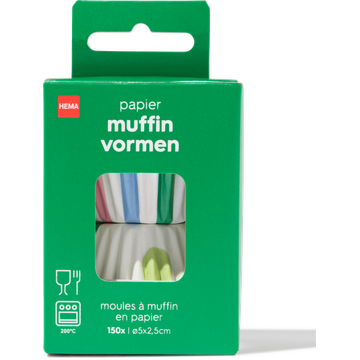 HEMA Papier Muffinvormen 150 Stuks