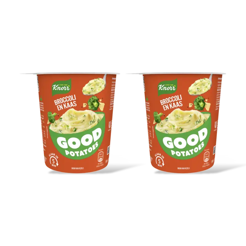 Knorr Good potatoes broccoli en kaas 2-pack