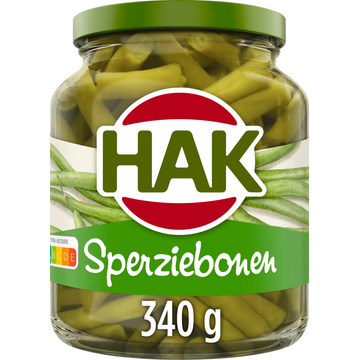 HAK Gebroken Sperziebonen 340g