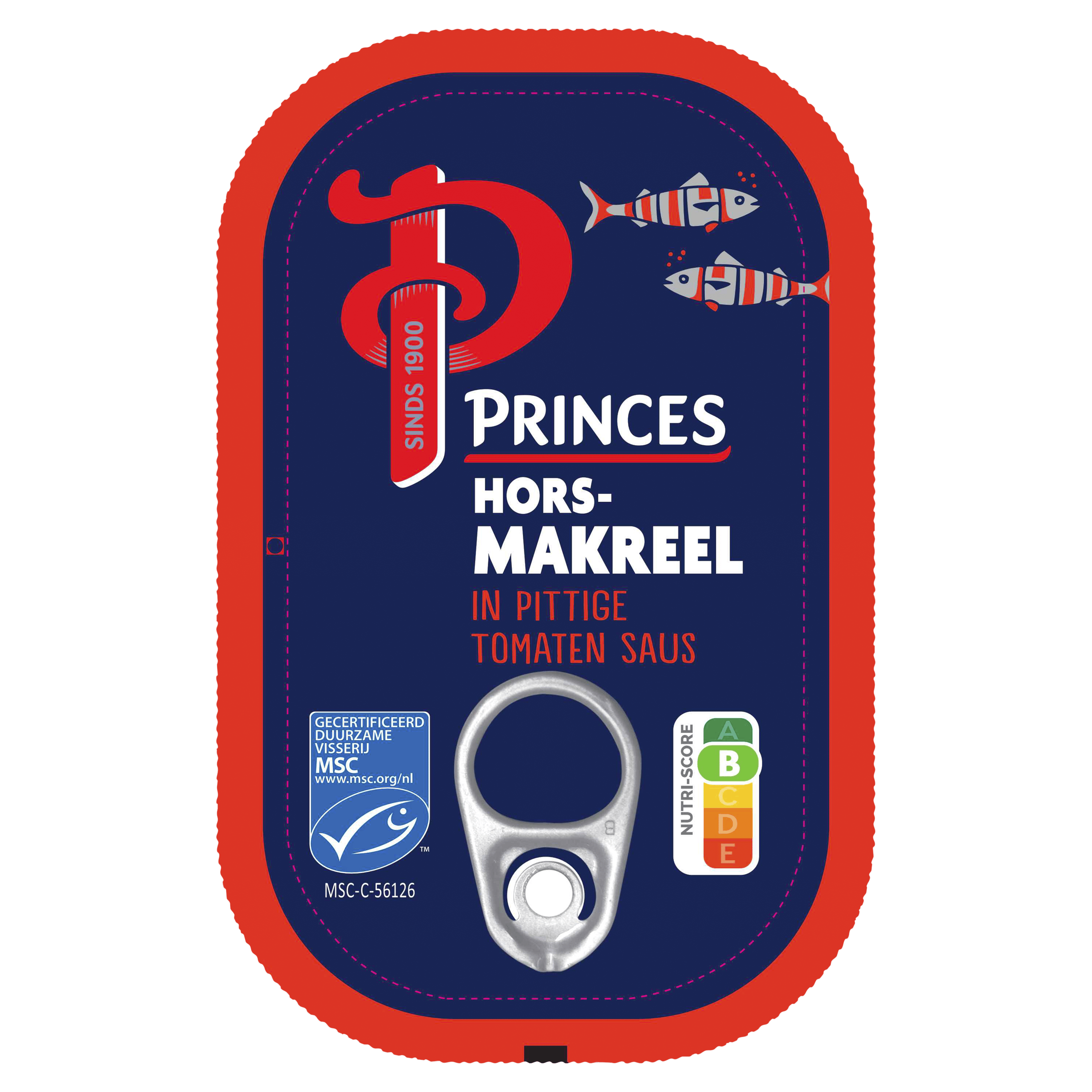 Princes Horsmakreelfilets in tomatensaus
