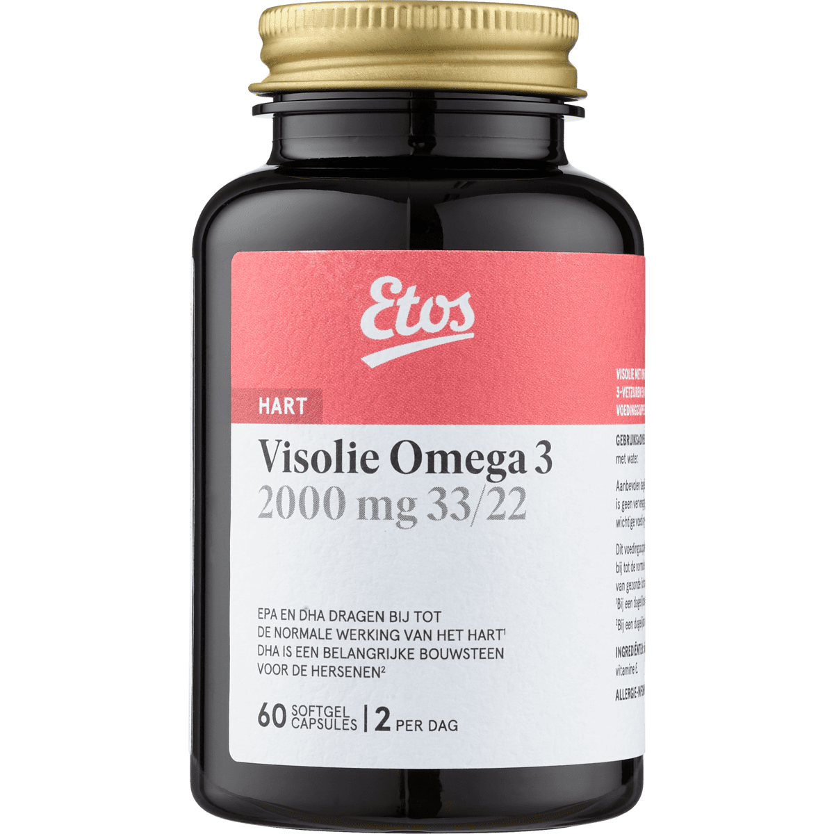 Etos Visolie Omega 3 2000 MG 33/22 Capsules 60 stuks