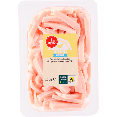 1 de Beste Kipreepjes gekookt