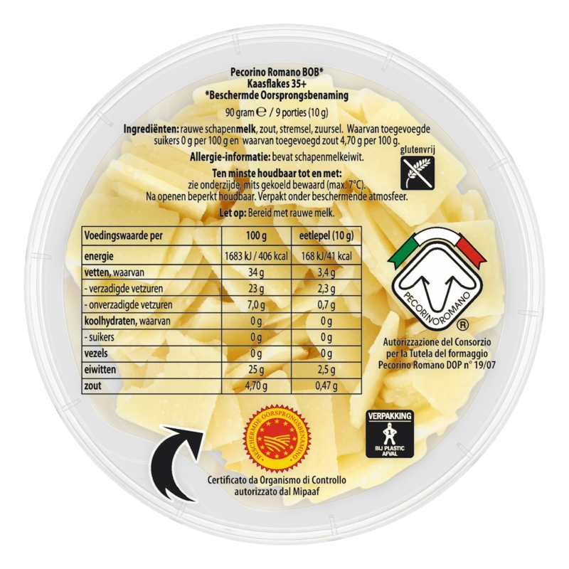 AH Pecorino romano flakes dop