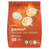 g'woon koffiepads mokka