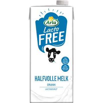 Arla Lactofree halfvolle melk houdbaar lactosevrij 1L