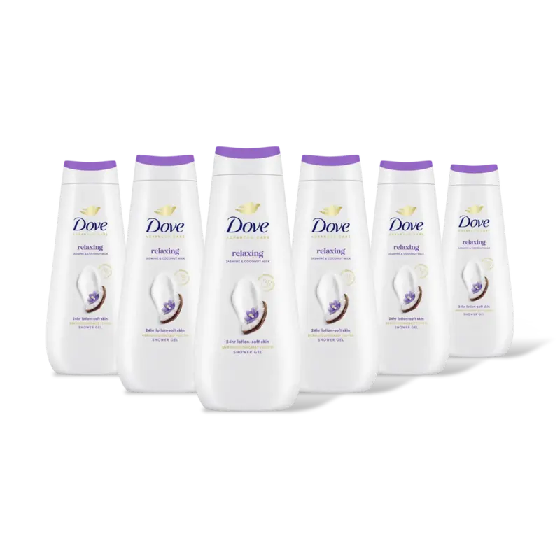 Dove Relaxing douchegel 6-pack