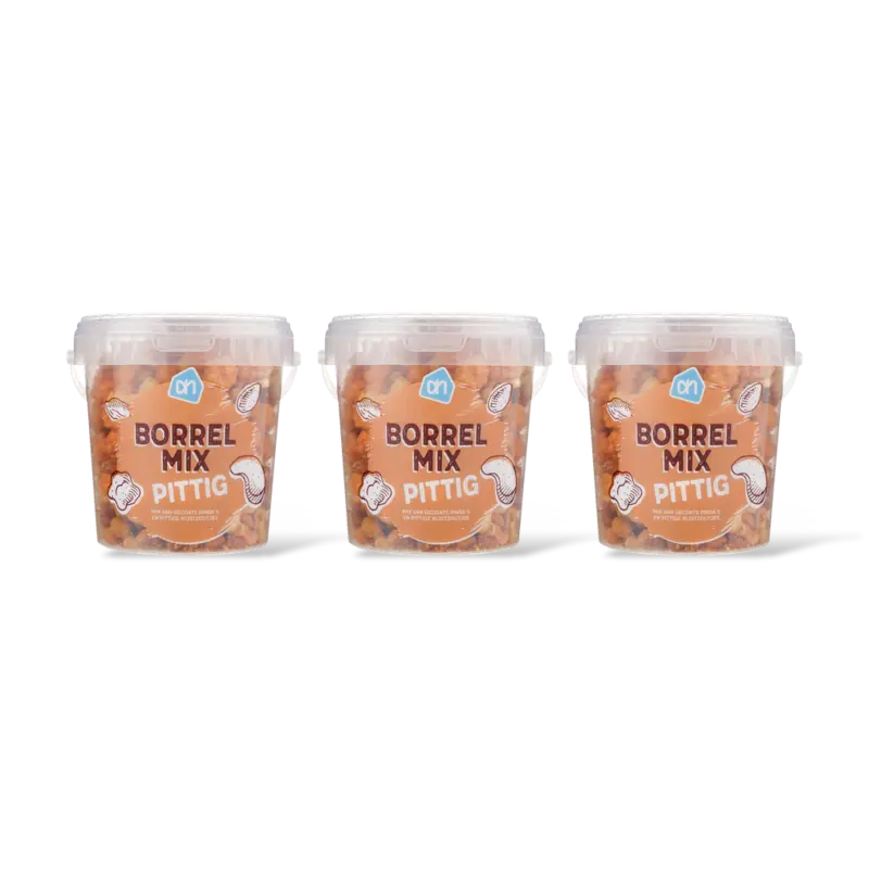 AH Borrelmix pittig 3-pack