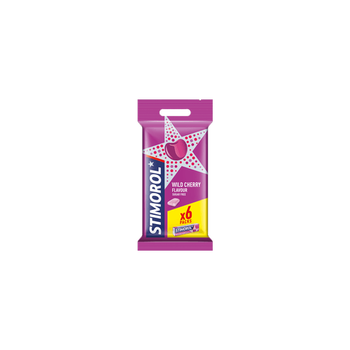 Stimorol Kauwgom wild cherry 6 st.