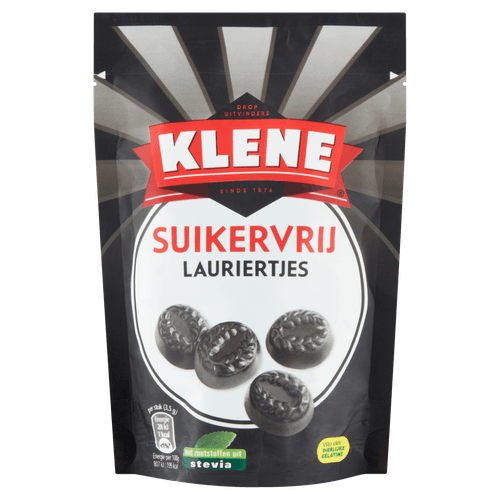 Klene Lauriertjes Suikervrije Drop Zoet Zak