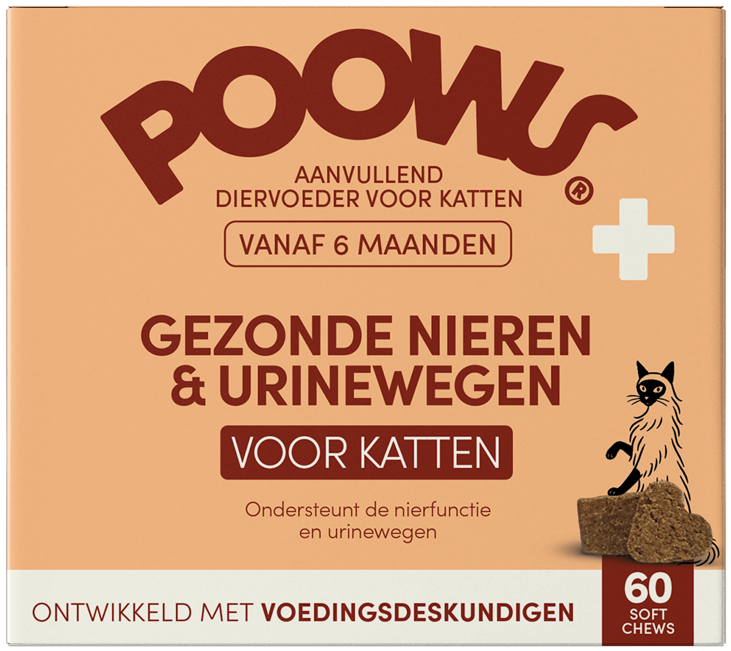 Poows Gezonde nieren en urinewegen kat