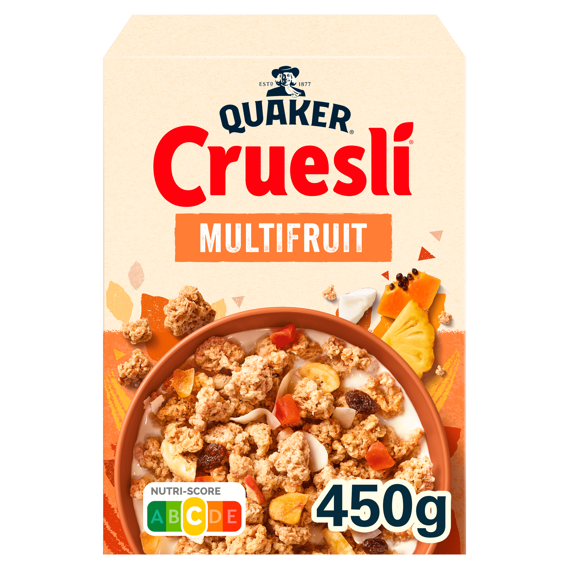 Quaker Cruesli multifruit